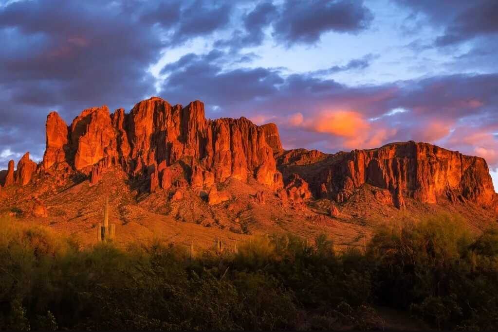 Superstition Mountains at Lost Dutchman